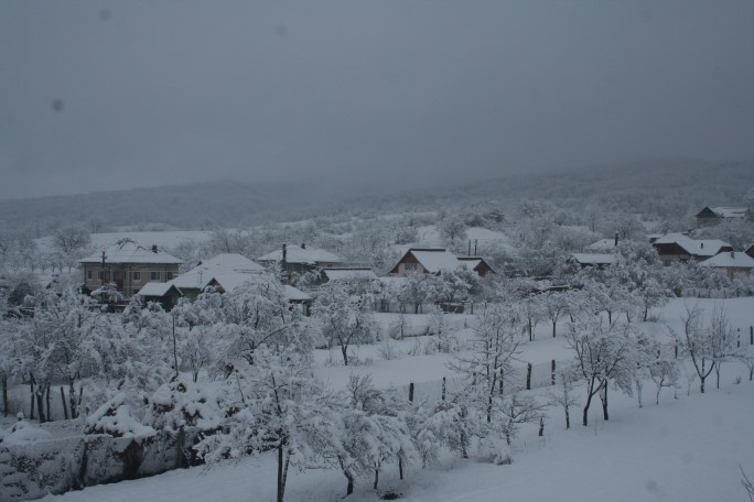 Iarna e mai frumoasă la țară