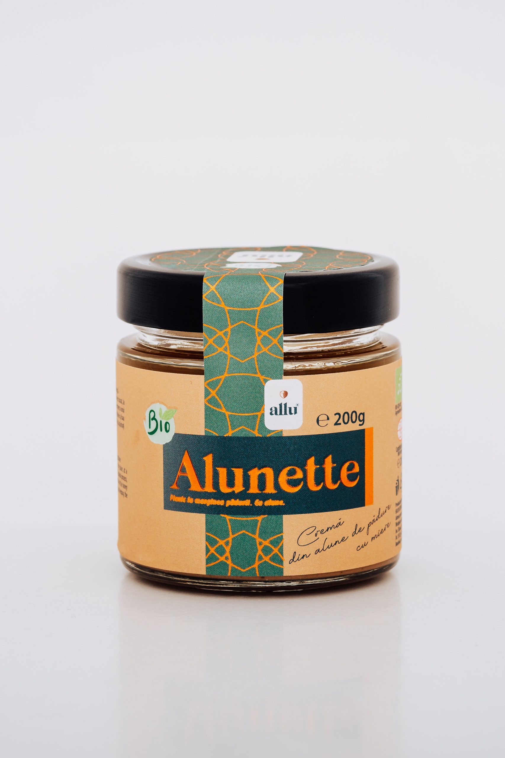 Alunette – Cremă din alune de pădure cu miere, 200 g