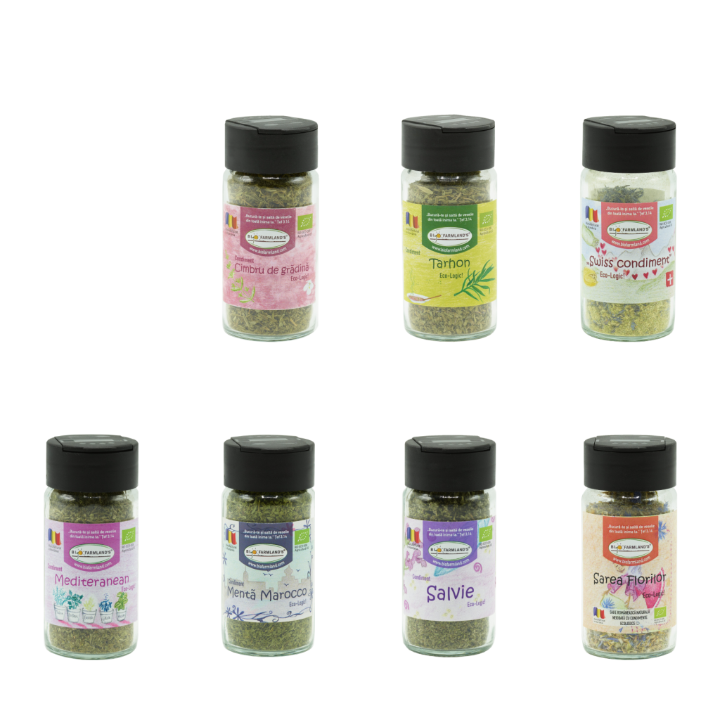 Sortiment 7 condimente – 155g - Produs din agricultura ecologică