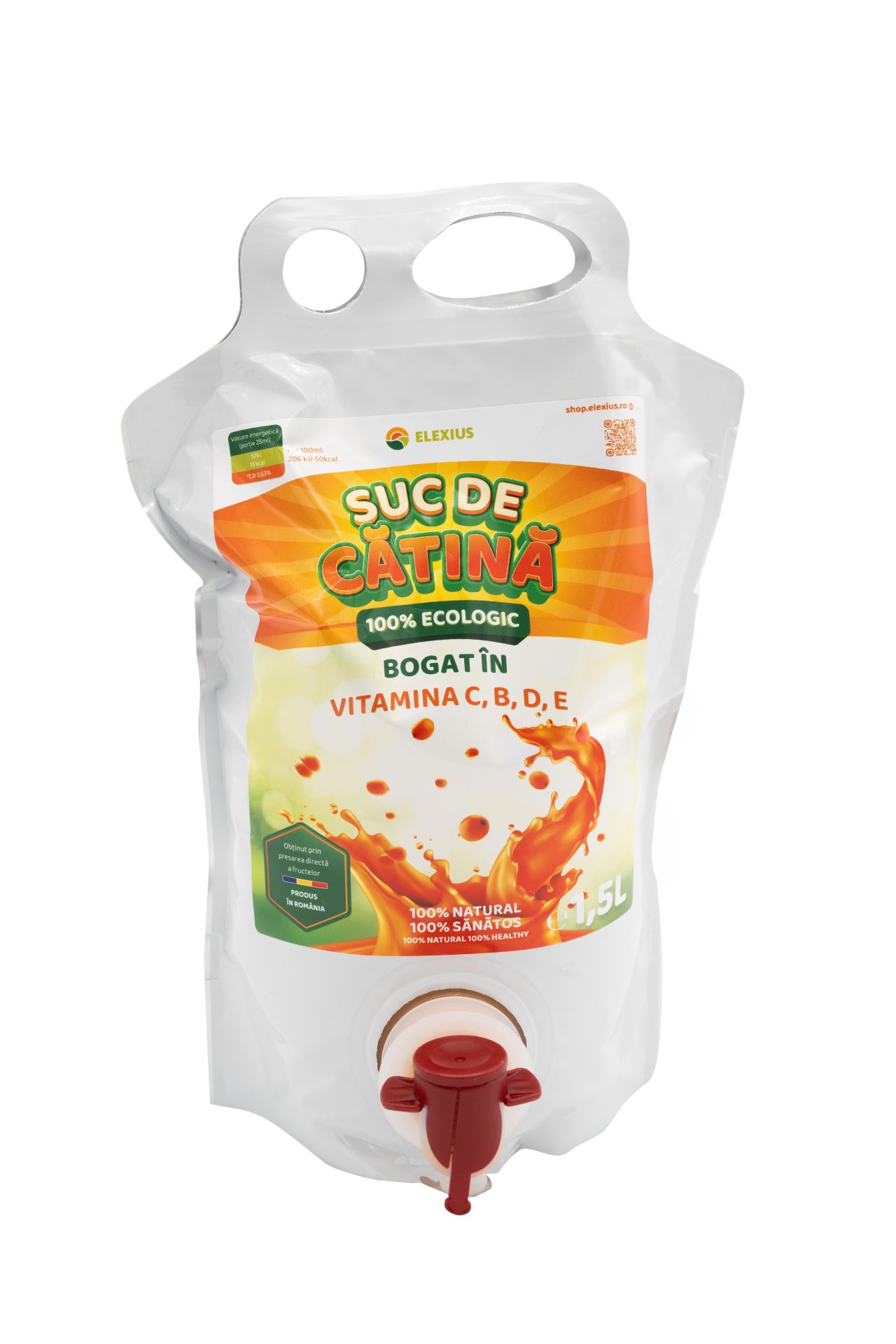 Suc ecologic din cătină 1.5 L