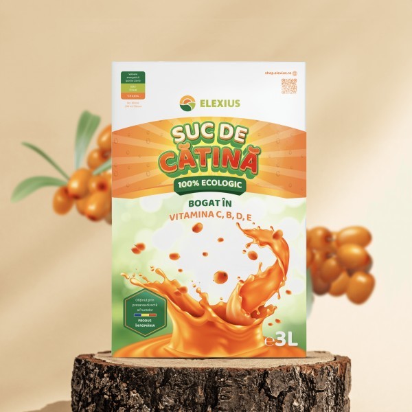 Suc ecologic din cătină 3 L