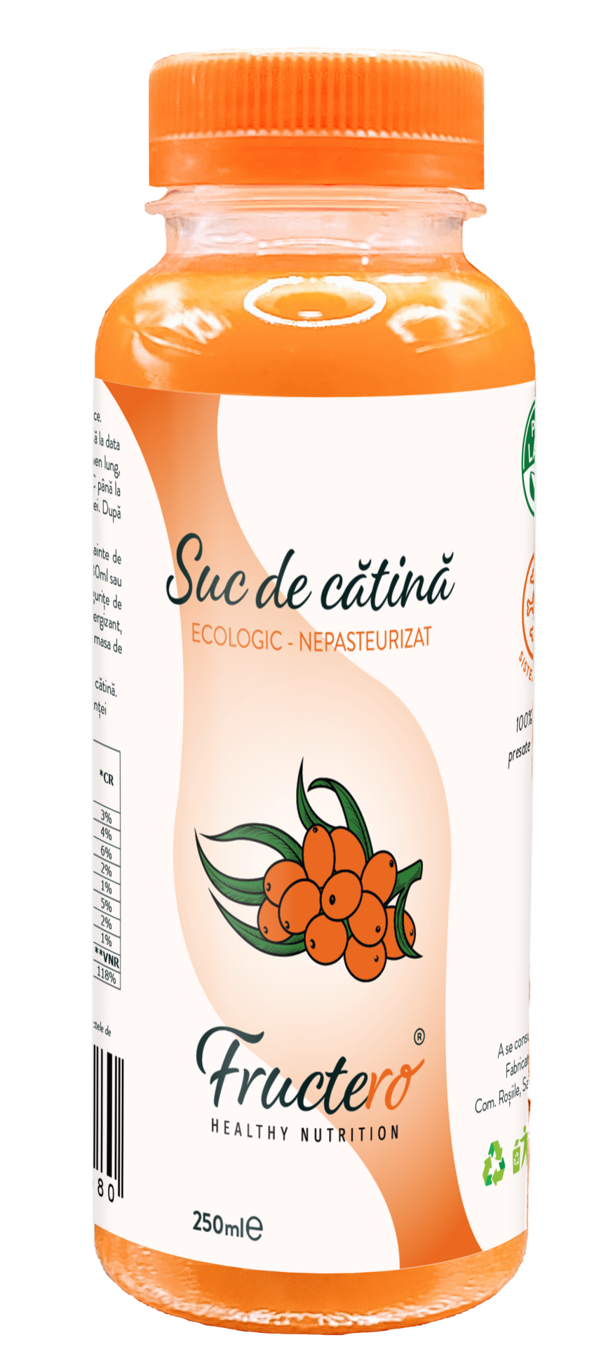 Suc de cătină ecologic, 250ml