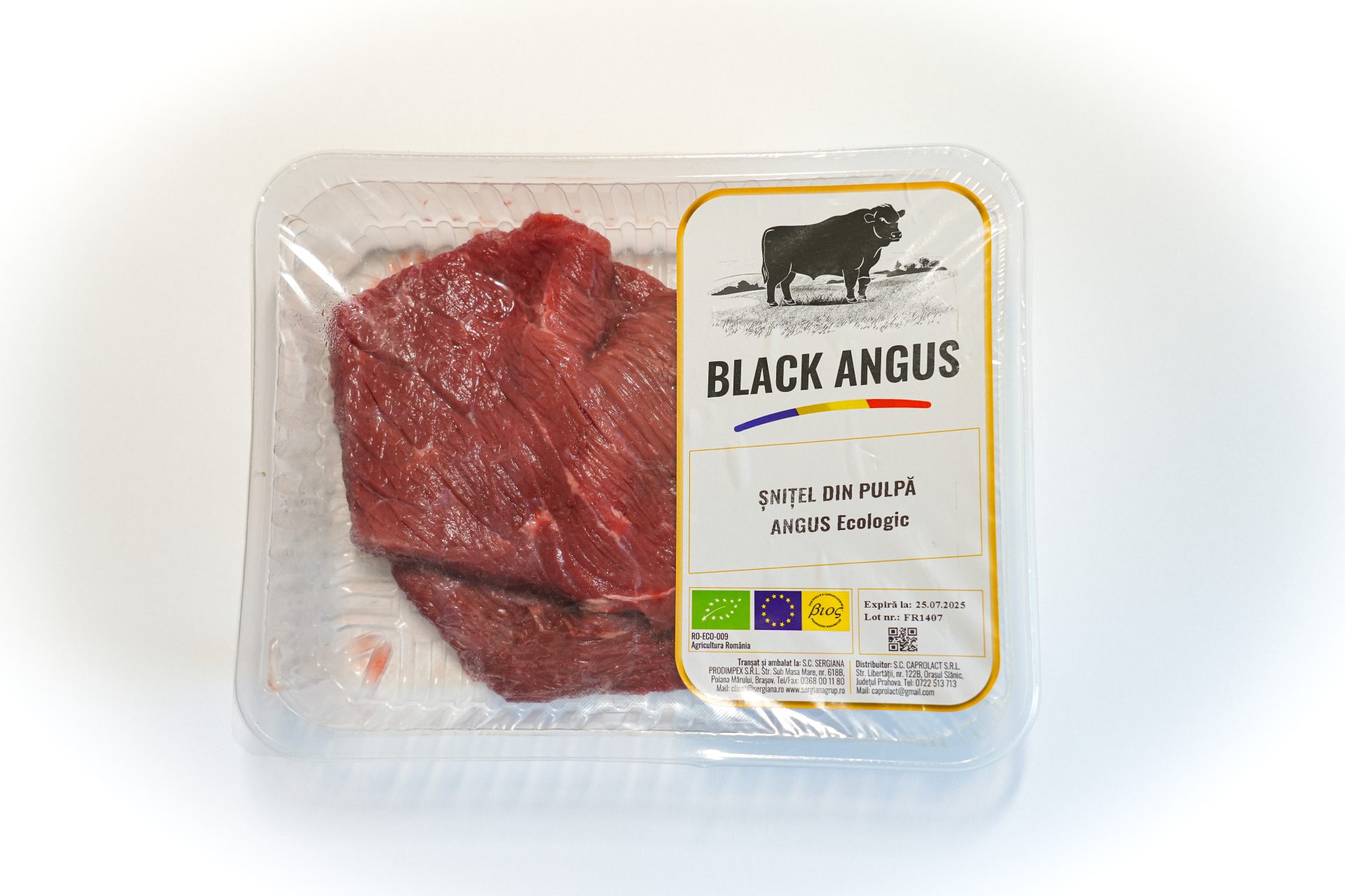 Snitel din pulpa Angus BIO