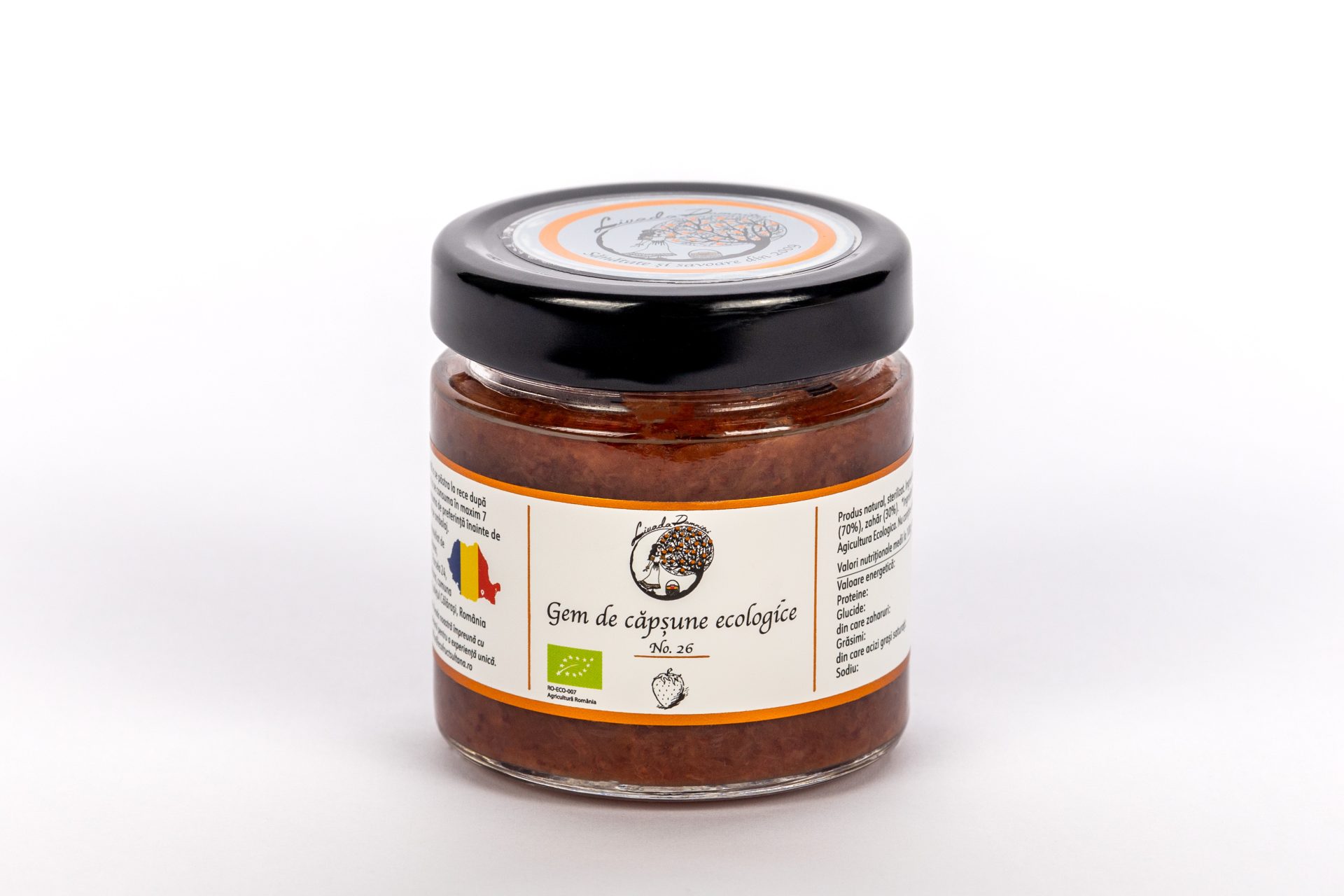 Gem de căpșuni ecologic