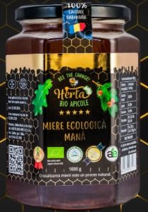 Miere ecologica BIO mana 1000g
