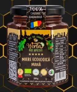 Miere de mană ecologică BIO 250g