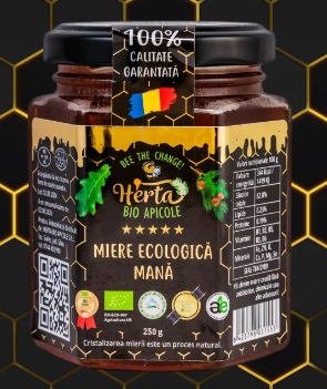 Miere Ecologica BIO de mana 250gr