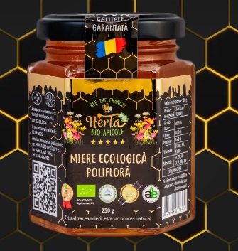 Miere Ecologica BIO din Flora Salbatica 250g