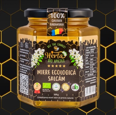 Miere Ecologica BIO de Salcam 550g