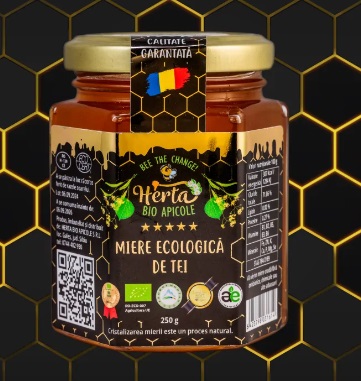 Miere Ecologică BIO de Tei 250g