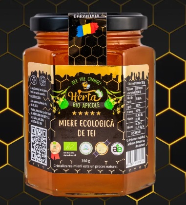 Miere Ecologică BIO de Tei 350g