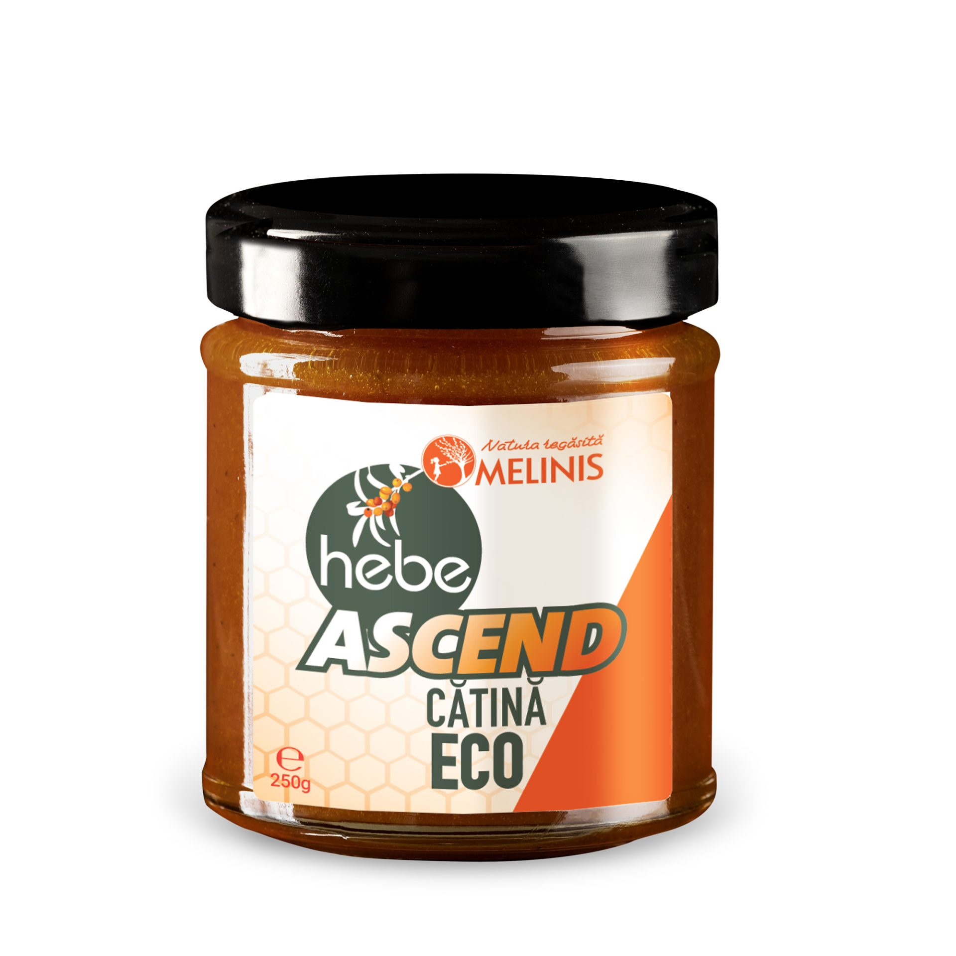 Cătină Lactic Ascend – Miere cu Cătină Fermentată Lactic, Ecologică, 250 g