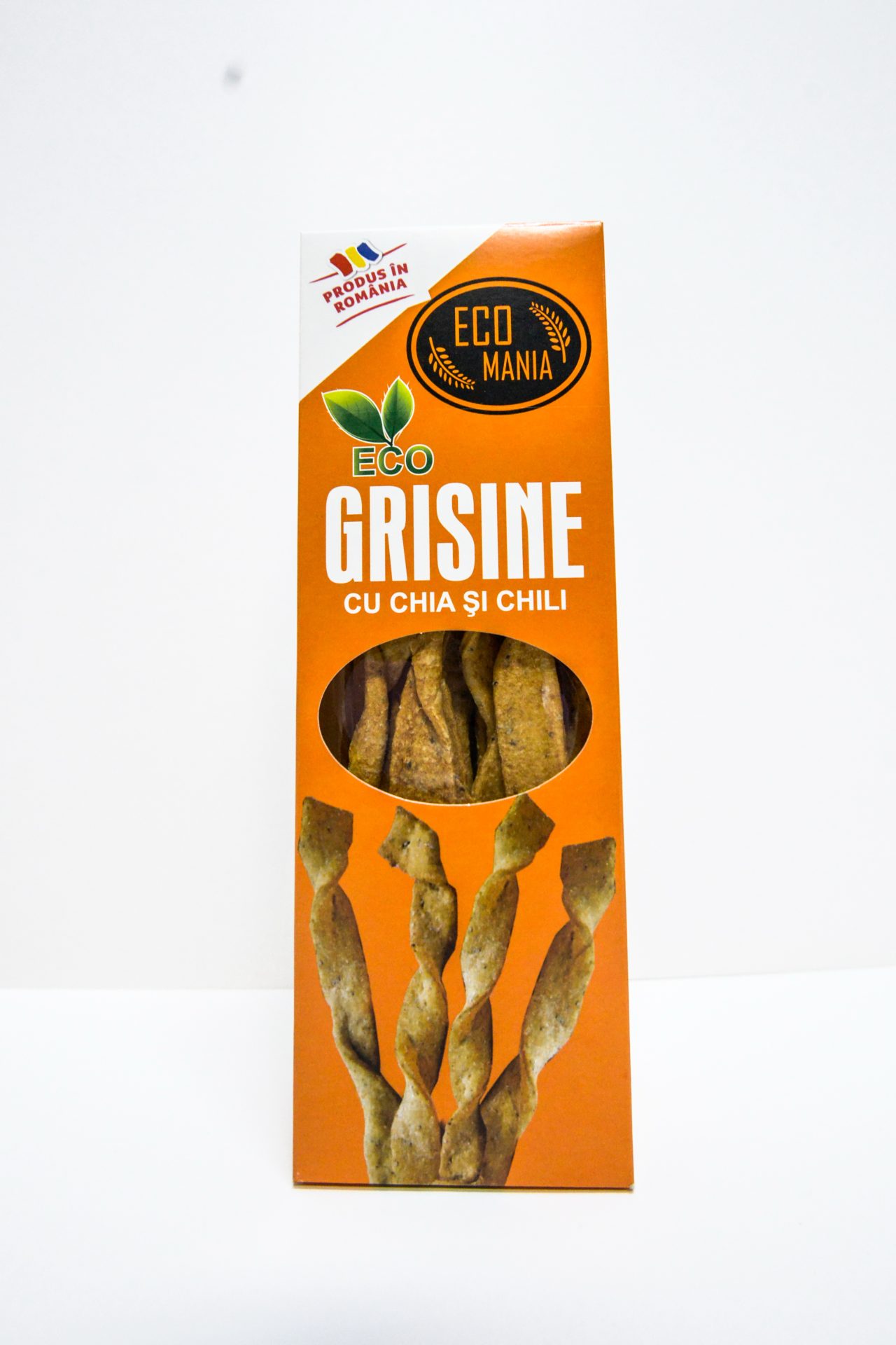 Grisine ecologice cu chia si chili 125g