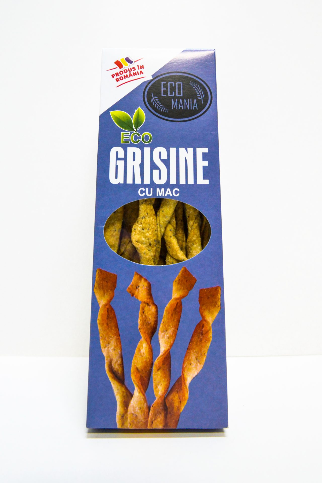 Grisine ecologice cu mac 125 g