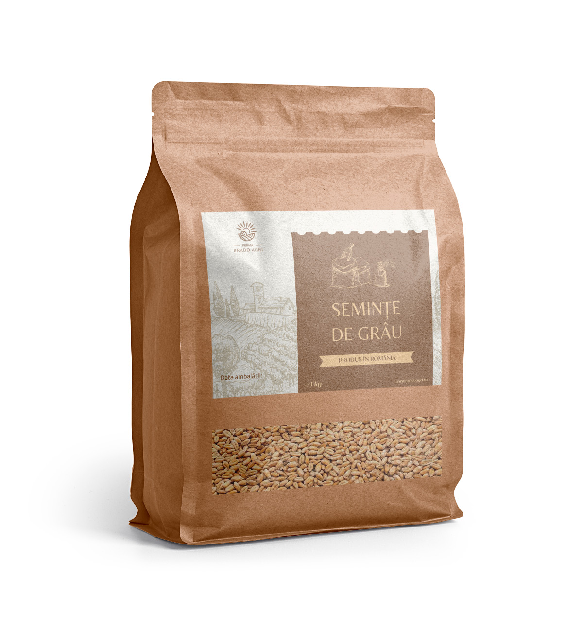 Semințe de grâu 1kg – sursă autentică de nutrienți