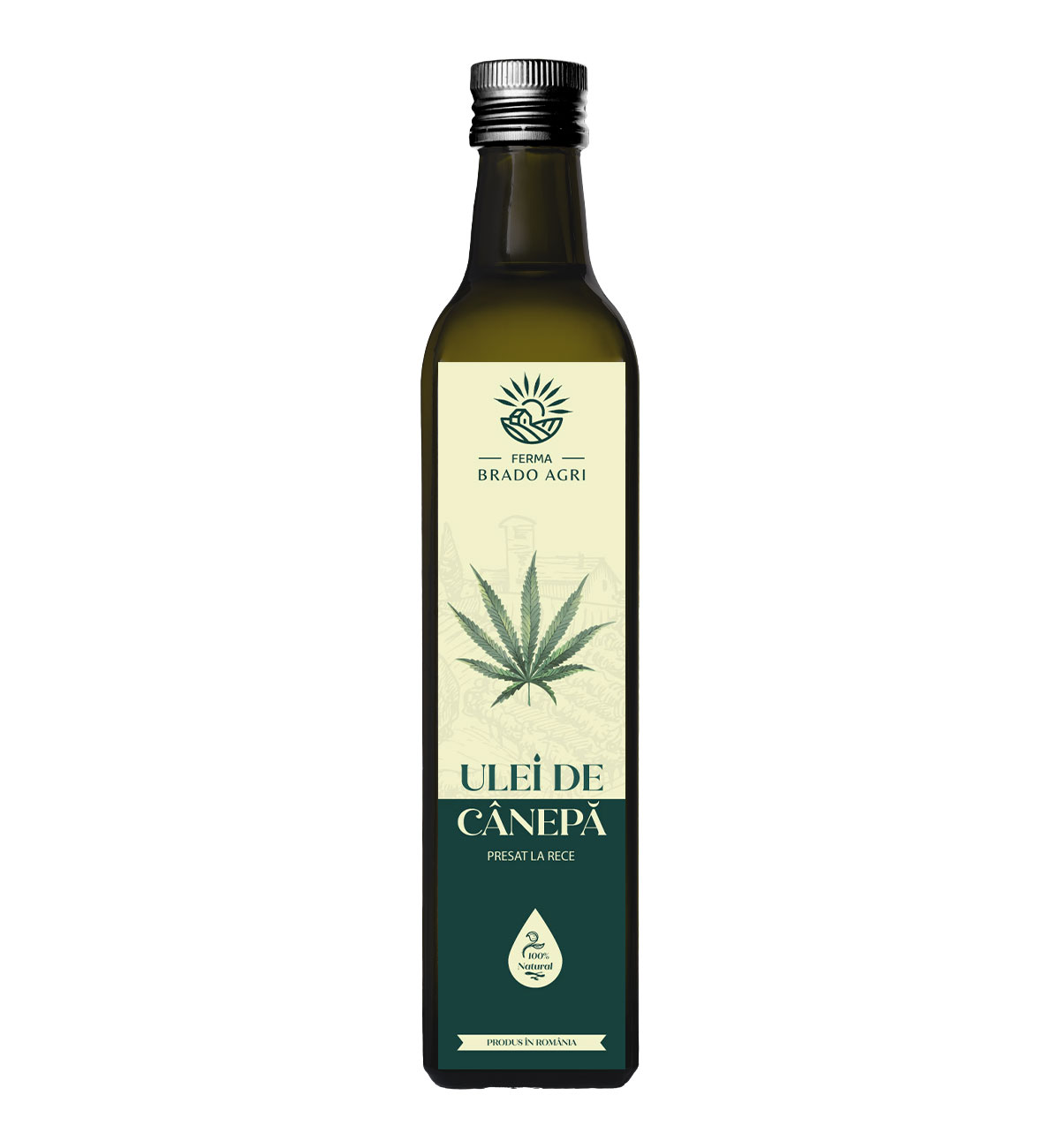 Ulei de cânepă obținut prin presare la rece 500ml