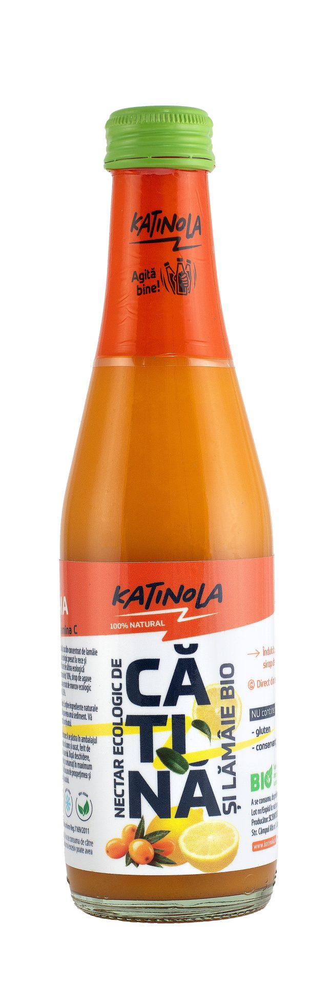 Nectar de catina Katinola cu lamaie 250 ml-BIO